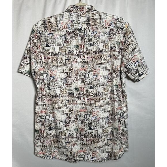 Jagger Men’s News Stand Styled Rare Men’s Short Sleeve Button Up Shirt - Picture 7 of 7